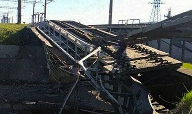 В Курской области обрушился железнодорожный мост. Глава региона заявил о диверсии