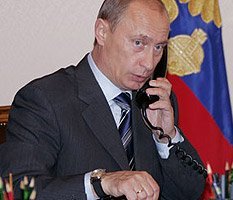 Владимир Путин получил первый звонок